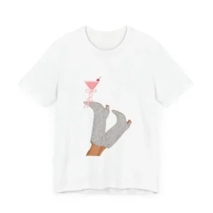 Glitter Boots & Pink Martini T-Shirt