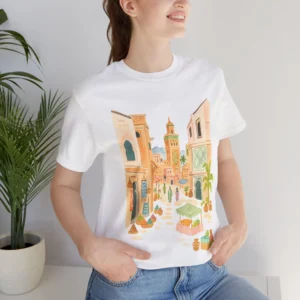 Moroccan Market Watercolor T-Shirt