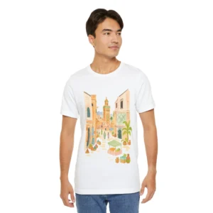 Moroccan Market Watercolor T-Shirt
