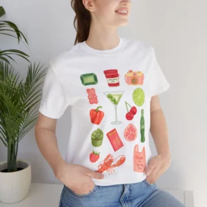 Retro Aesthetic Watercolor T-Shirt