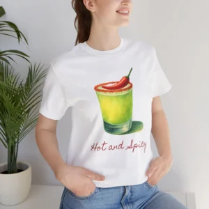 Watercolor Chili Cocktail Art T-Shirt